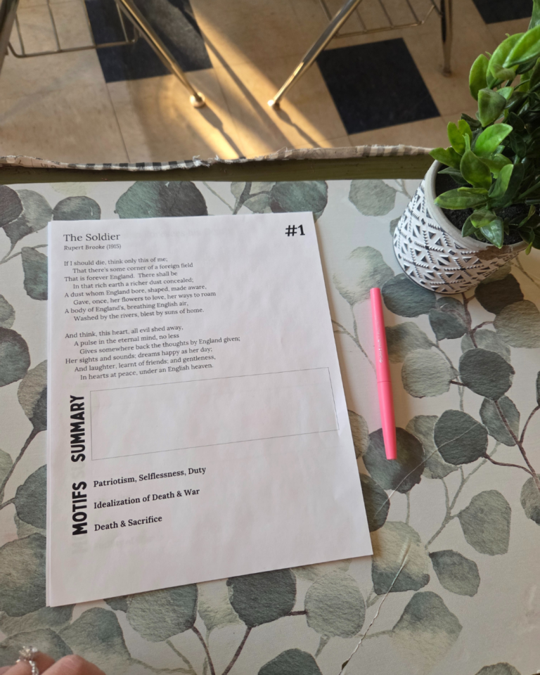 low prep poetry lesson